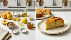 Torta di pesche senza rimpianti: soffice, profumata al limone e leggera